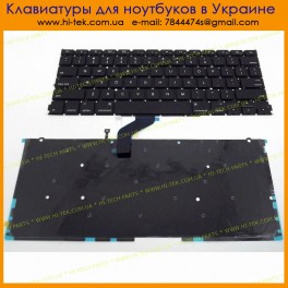 Keyboard RU for APPLE Macbook A1425 US BLACK с подсв.